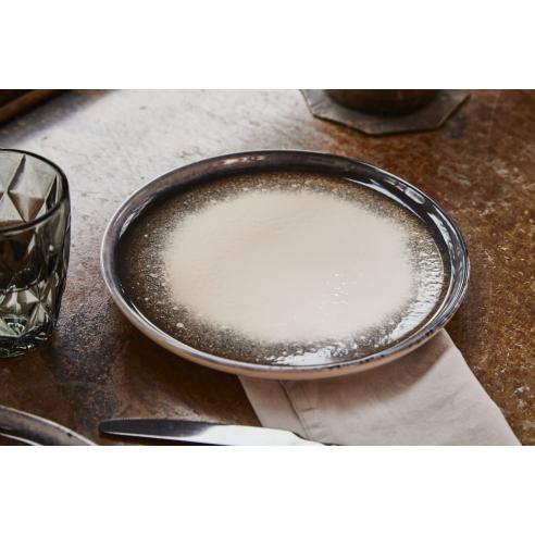 Tognana - Piatto dessert in porcellana da 22 cm linea Lagoon White