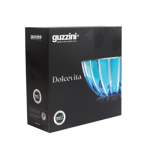 Guzzini - Contenitore M in plastica biologica riciclabile linea Dolcevita 20 cm turchese