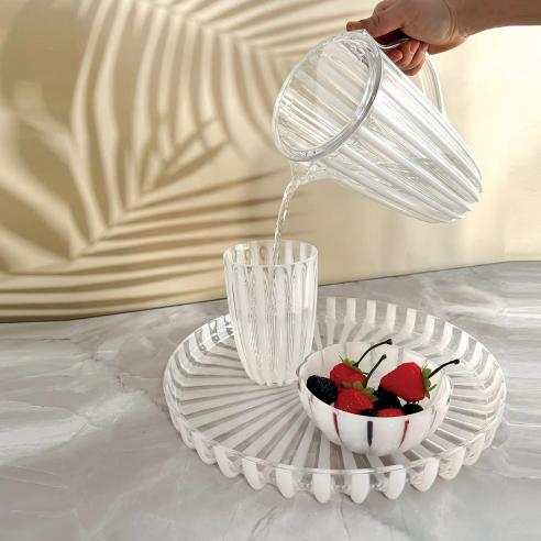 Guzzini - Set 4 bicchieri in plastica biologica riciclabile linea Dolcevita bianco 470 ml