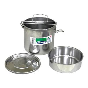 Gnali - Portavivande con pietanziera in acciaio inox 12 cm 2