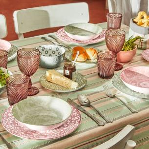 Tognana - Servizio di piatti in porcellana da 18 pezzi linea Madison  Atelier 2