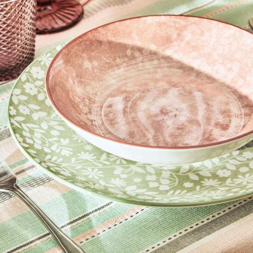 Tognana - Servizio di piatti in porcellana da 18 pezzi linea Madison  Atelier