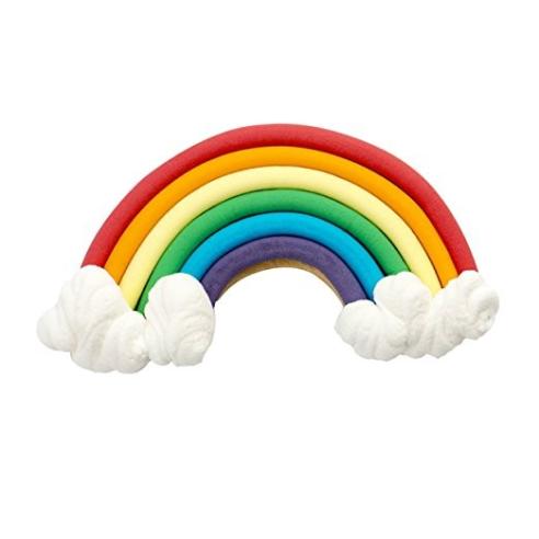 KIT 2 TAGLIAPASTA IN PLASTICA ARCOBALENO E NUVOLA