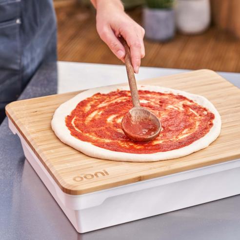 Ooni - Set 2 cassette con coperchio per lievitazione impasto pizza 42x32 cm
