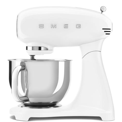 Smeg - Impastatrice planetaria stile retrò anni ’50 bianco SMF03WHEU 4,8 Litri