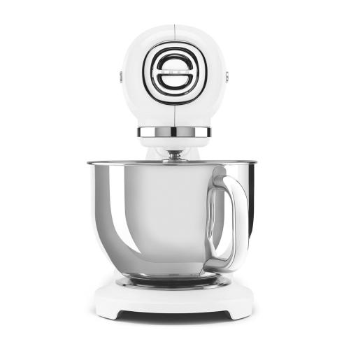 Smeg - Impastatrice planetaria stile retrò anni ’50 bianco SMF03WHEU 4,8 Litri