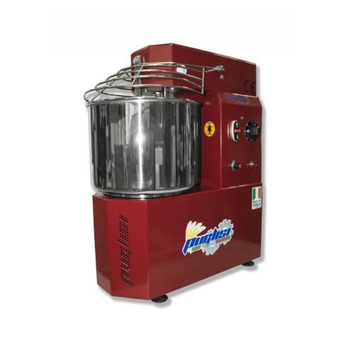 Puglisi - Impastatrice a spirale da 8 kg con velocità variabile e retro adatta per alta idratazione P8 VV3