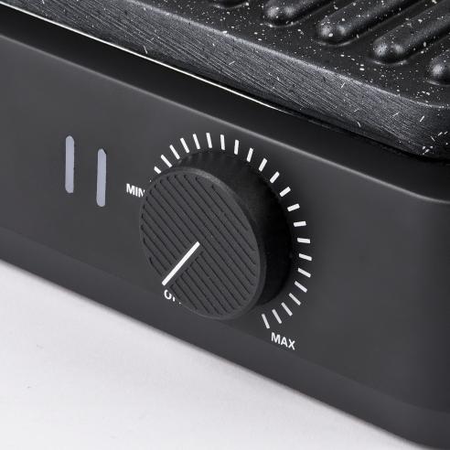 G3Ferrari - Bistecchiera elettrica Lavica black G10162 piastre removibili