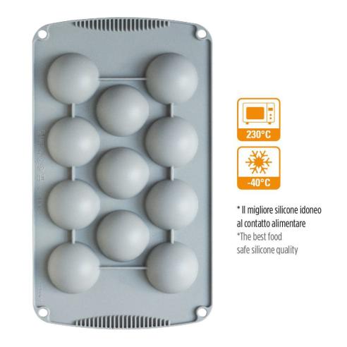 Decora - Stampo in silicone Mezza Sfera 5 cm