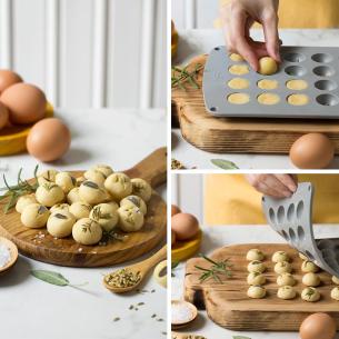 Decora - Stampo in silicone Mezza Sfera 3 cm 2