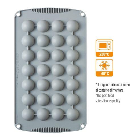 Decora - Stampo in silicone Mezza Sfera 3 cm