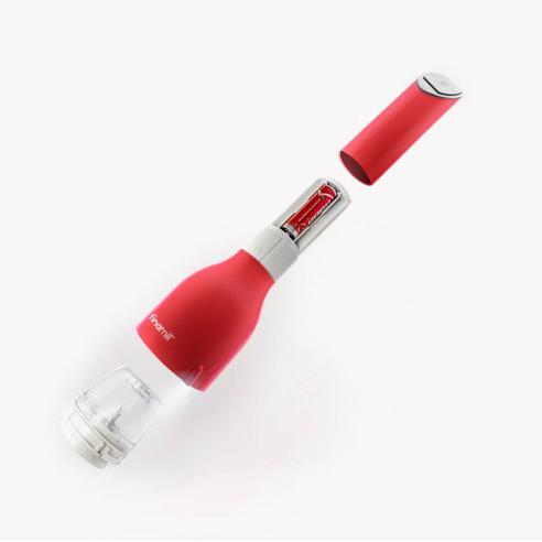 FinaMill - Macina pepe e macina spezie regolabile a batterie con luce Led e due finapod Pro Plus compresi