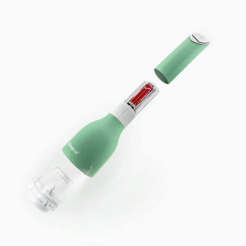 FinaMill - Macina pepe e macina spezie regolabile a batterie con luce Led e due finapod Pro Plus compresi