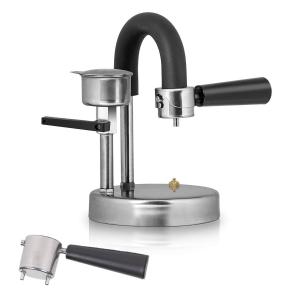 Kamira - Macchina caffè espresso cremoso con 2 braccetti, adatta per tutti i fornelli anche induzione 2