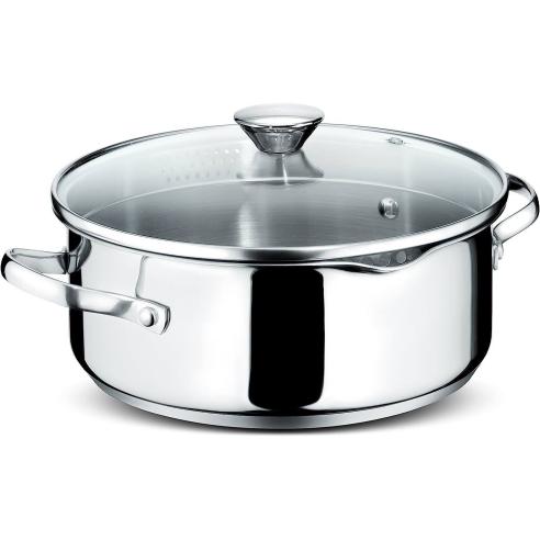 Lagostina - Batteria di pentl in acciaio inox Set Smart 9 pezzi | Salernocasalinghi