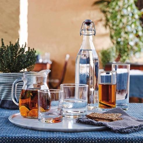 Bormioli - Caraffa con manico in vetro linea Bistrot da 500 ml