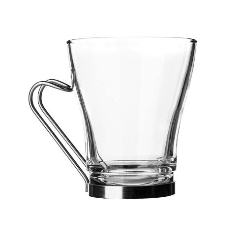 Bormioli - Set 3 tazzine in vetro per cappucino linea oslo 23,5 cl