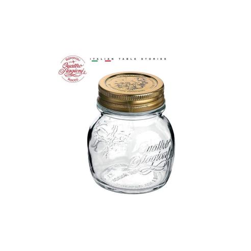 Bormioli - Set 3 Capsule a vite 4 stagioni in metallo diametro 56 mm