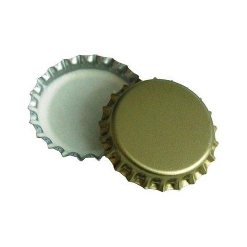 Tappi corona con guarnizione interna confezione da 100 pezzi diametro 26 mm