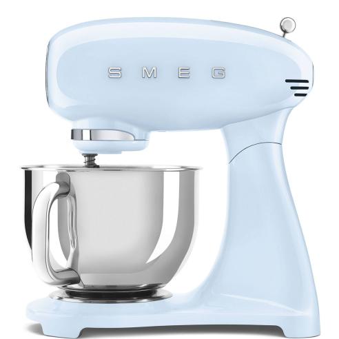 Smeg - Impastatrice planetaria stile retrò anni ’50 azzurro SMF03PBEU 4,8 Litri