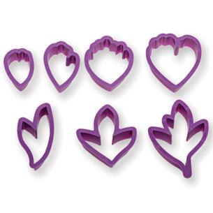 KIT 7 TAGLIAPASTA PEONIA CON FOGLIE