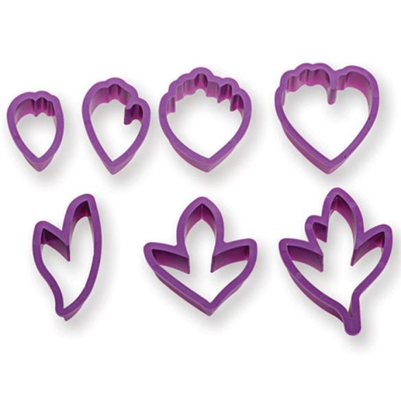 KIT 7 TAGLIAPASTA PEONIA CON FOGLIE