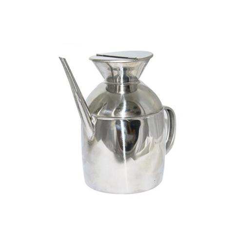 Oliera con dosatore salvagoccia in acciaio Inox da 700 ml