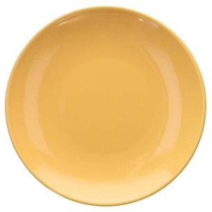 Tognana - Piatto dessert singolo in gres porcellanato 20 cm giallo linea Natural Love