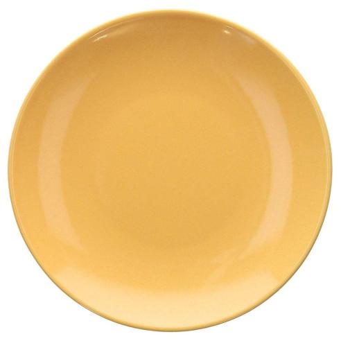 Tognana - Piatto dessert singolo in gres porcellanato 20 cm giallo linea Natural Love
