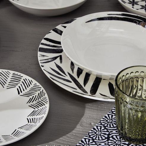 Tognana - Servizio di piatti 18 pezzi in porcellana Zenith linea Madison