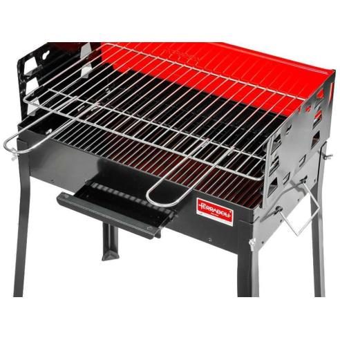 Ferraboli - Barbecue Famiglia in acciaio smaltato 50x30 cm