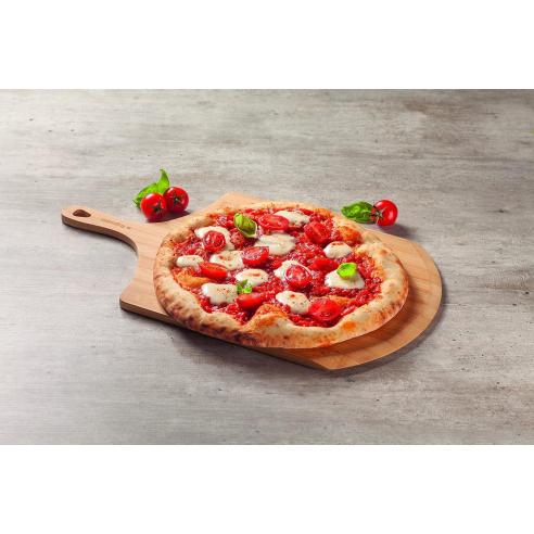 Tognana - Set pizza stone 3 pezzi pietra refrattaria con pala in legno e ricettario per pizza e panificati