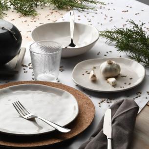 Tognana - Piatto piano in porcellana cm 26 Nordik Bianco 2