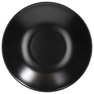 Tognana - Piatto fondo in gres porcellanato linea Ritual nero da 22 cm