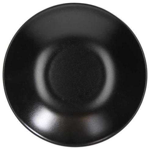 Tognana - Piatto fondo in gres porcellanato linea Ritual nero da 22 cm