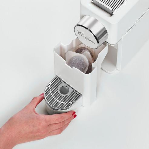 Polti Macchina caffè espresso a cialda ad espulsine automatica Coffea S18 Bianca