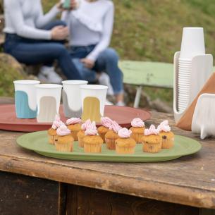 Guzzini - Vassoio da portata M Tierra 'Made for Nature' verde alga 39 cm 2