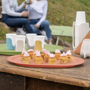 Guzzini - Vassoio da portata M Tierra 'Made for Nature' terra cotta 39 cm 2