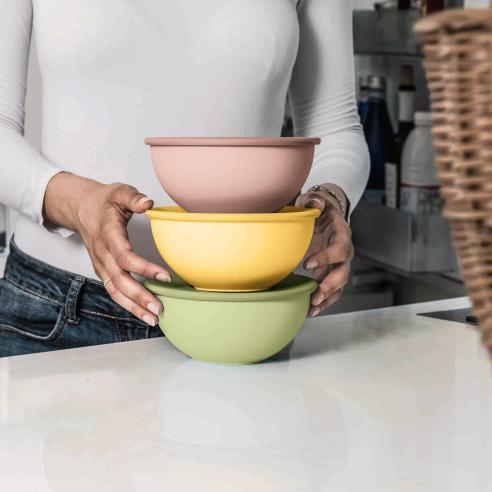 Coppette Guzzini - Set 3 Contenitori con Coperchio Everywhere da 16 cm