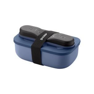Guzzini - Set lunch box con posate portavivande 'Store&Go' 900 ml Sapphire Blue