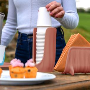 Guzzini - Portatovaglioli verticale Tierra 'Made for Nature' terra cotta 2