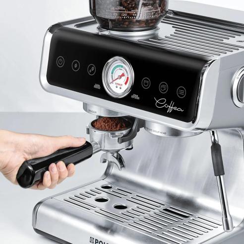 Polti Coffea G50S – Macchina da Caffè Chicchi e Macinato con Lancia Vapore
