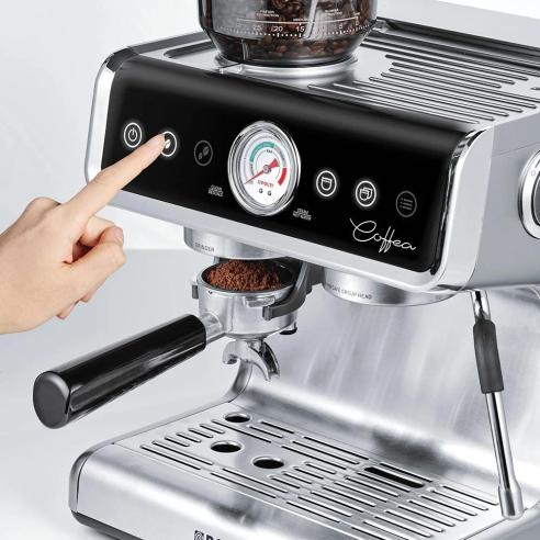 Polti Coffea G50S – Macchina da Caffè Chicchi e Macinato con Lancia Vapore