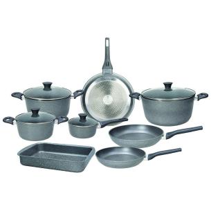 Tognana - Batteria di pentole 12 pezzi Phaetra Style in alluminio forgiato – Induzione –