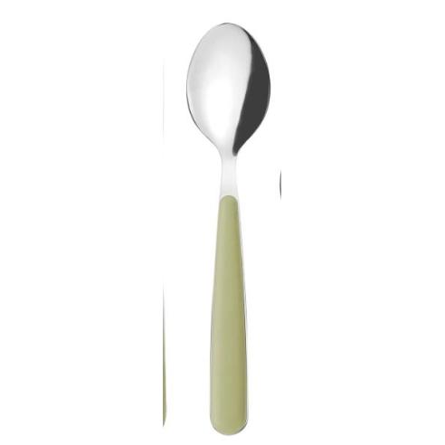 Cucchiaio acciaio inox Guzzini manico verde alga