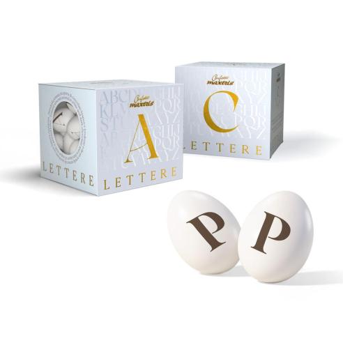 Confetti Maxtris Lettera P - Ciocomandorla 200g - Senza Glutine