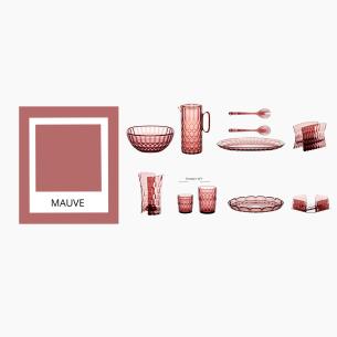 Guzzini Portatovaglioli Verticale Vanity Mauve in Cristallo Acrilico Bio-based 2