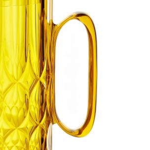 Caraffa con Coperchio VANITY Guzzini in Cristallo Acrilico Bio-based Giallo Zafferano 2