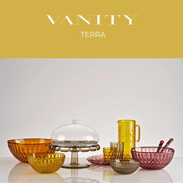 Caraffa con Coperchio VANITY Guzzini in Cristallo Acrilico Bio-based Giallo Zafferano