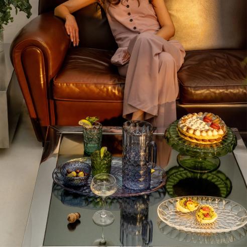 Set 6 Bicchieri Alti Guzzini Vanity in Cristallo Acrilico Bio-based Multicolor